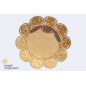 Round raffia tray