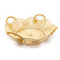 Round swallow basket in raffia
