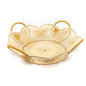 Round swallow basket in raffia