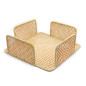 Raffia square napkin holder