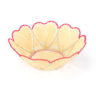 Raffia Hearts and Sun basket