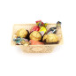 Small rectangular raffia bread basket