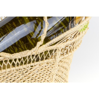 Raffia champagne holder