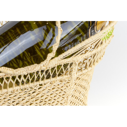 Raffia champagne holder