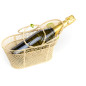 Raffia champagne holder